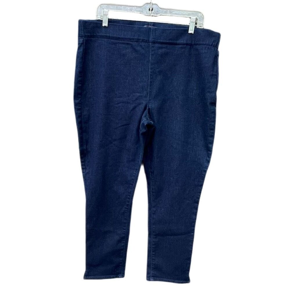 NYDJ size 16 lift & tuck technology ankle dark wash .